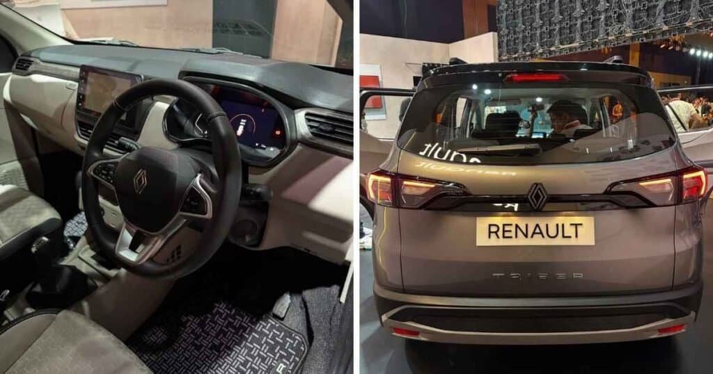 Renault Triber Facelift & Price लॉन्च:  सिर्फ ₹6.29 लाख मै देश की पहली सबसे सस्ती 7- सीटर कार 2 Renault Triber